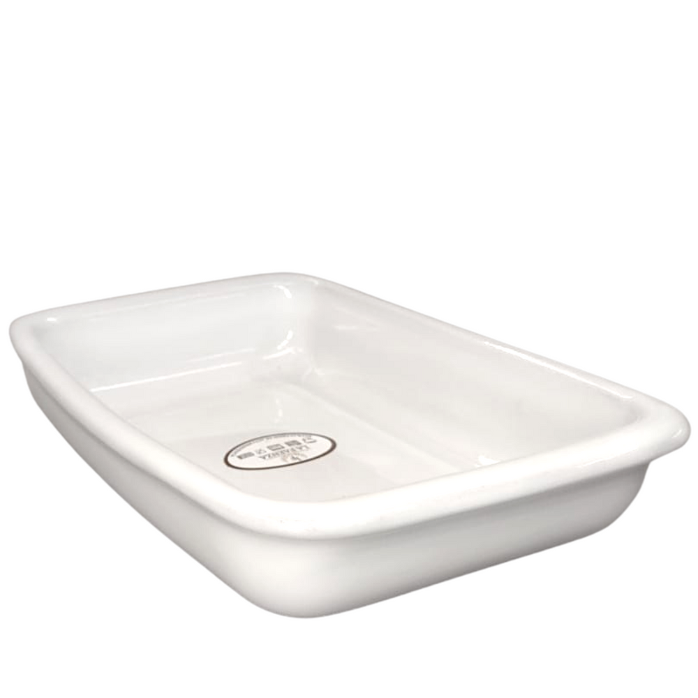 Assadeira de Cerâmica Branca Refrataria LaFaenza