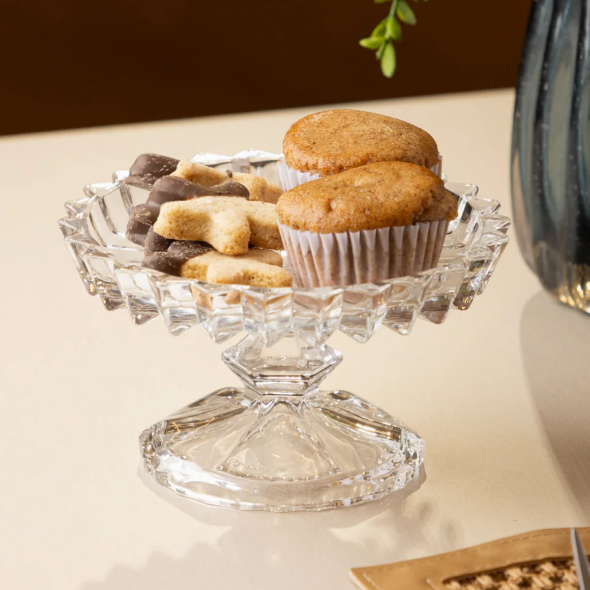 Prato cristal pequeno Servir