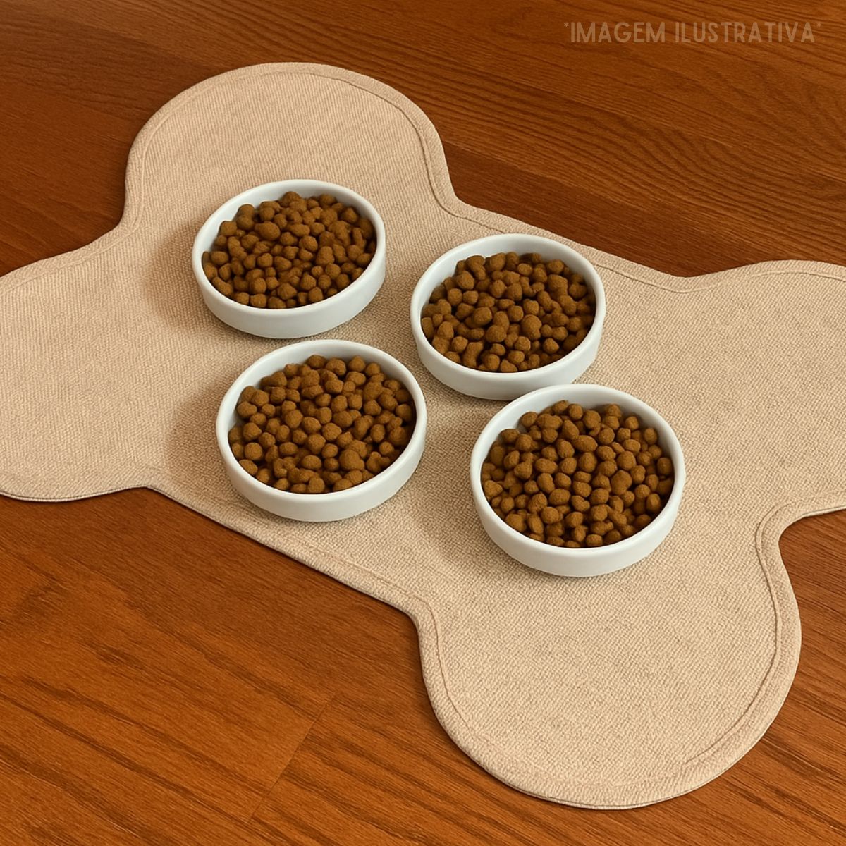 Comedouro cães e gatos 230ml porcelana