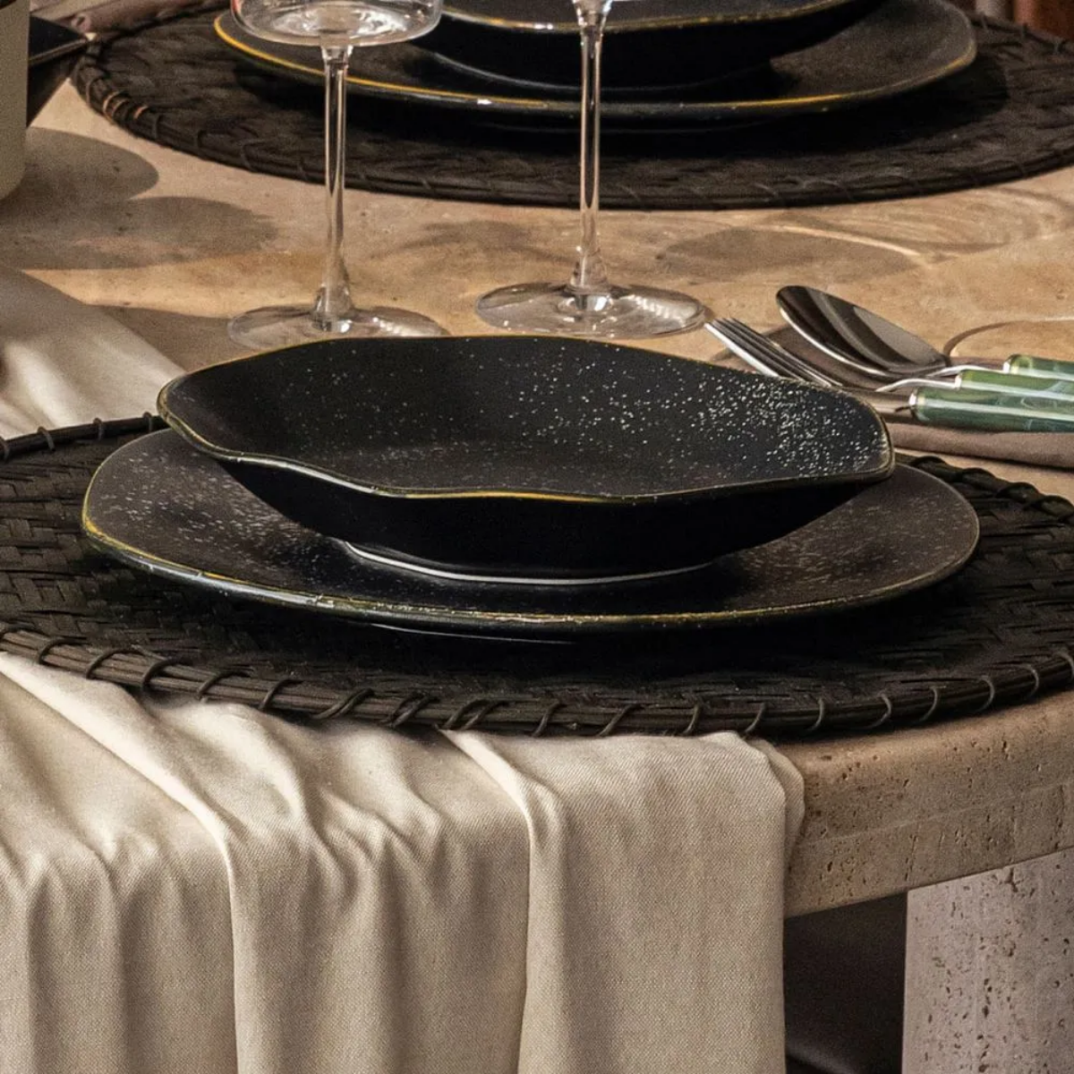 Prato Raso Ryo Volcano Porcelana Oxford