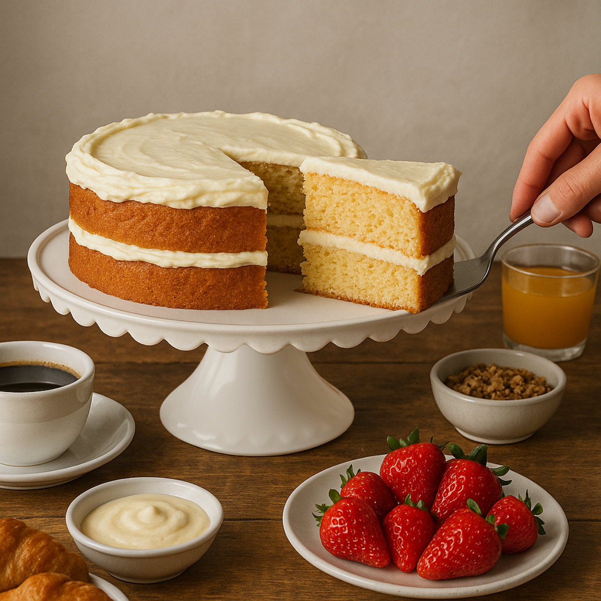 Suporte Para Bolo Com Pé Melamina