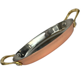 Mini Caçarola Oval 17cm Servir de Bronze Mimo Style