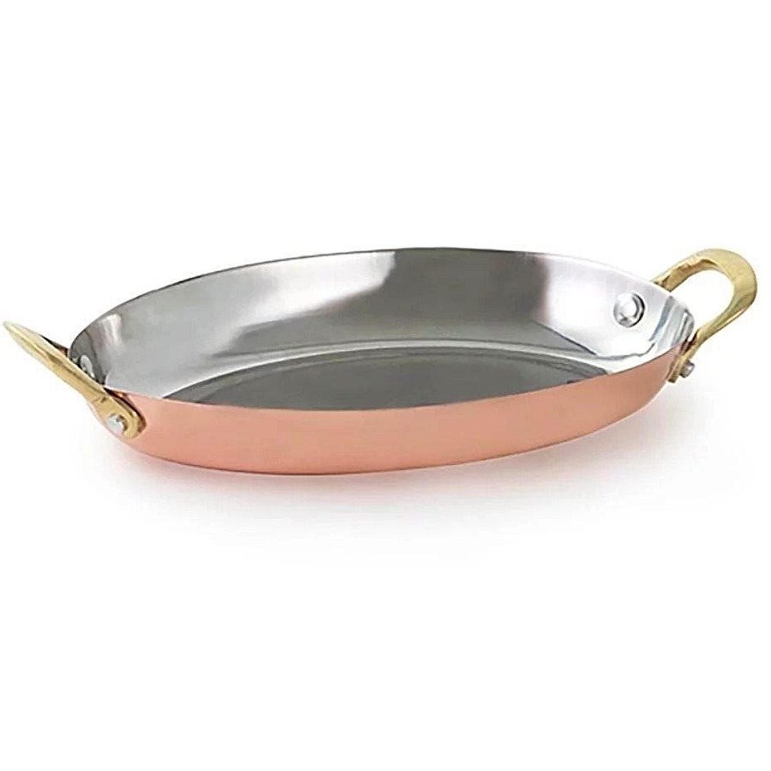 Mini Caçarola Oval 17cm Servir de Bronze Mimo Style