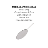 Tela Antirespingo Para Fritura Aço Inox Mimo Style