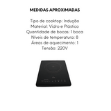 Cooktop Indução Portatil Mimo 220V