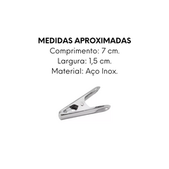 Prendedor de Embalagem em Aço Inox Mimo Style