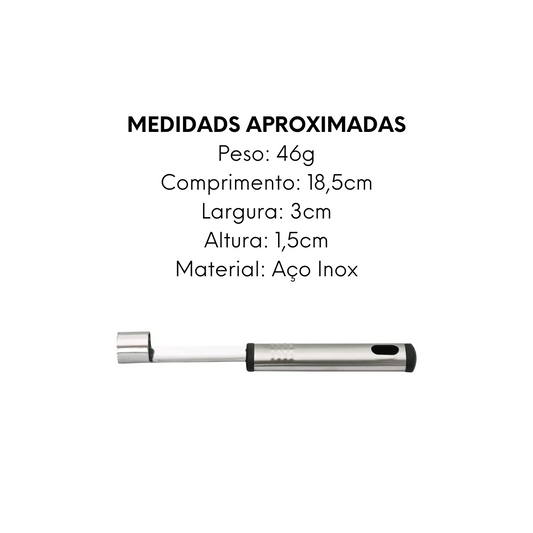 Extrator de Polpa 19cm Aço Inox