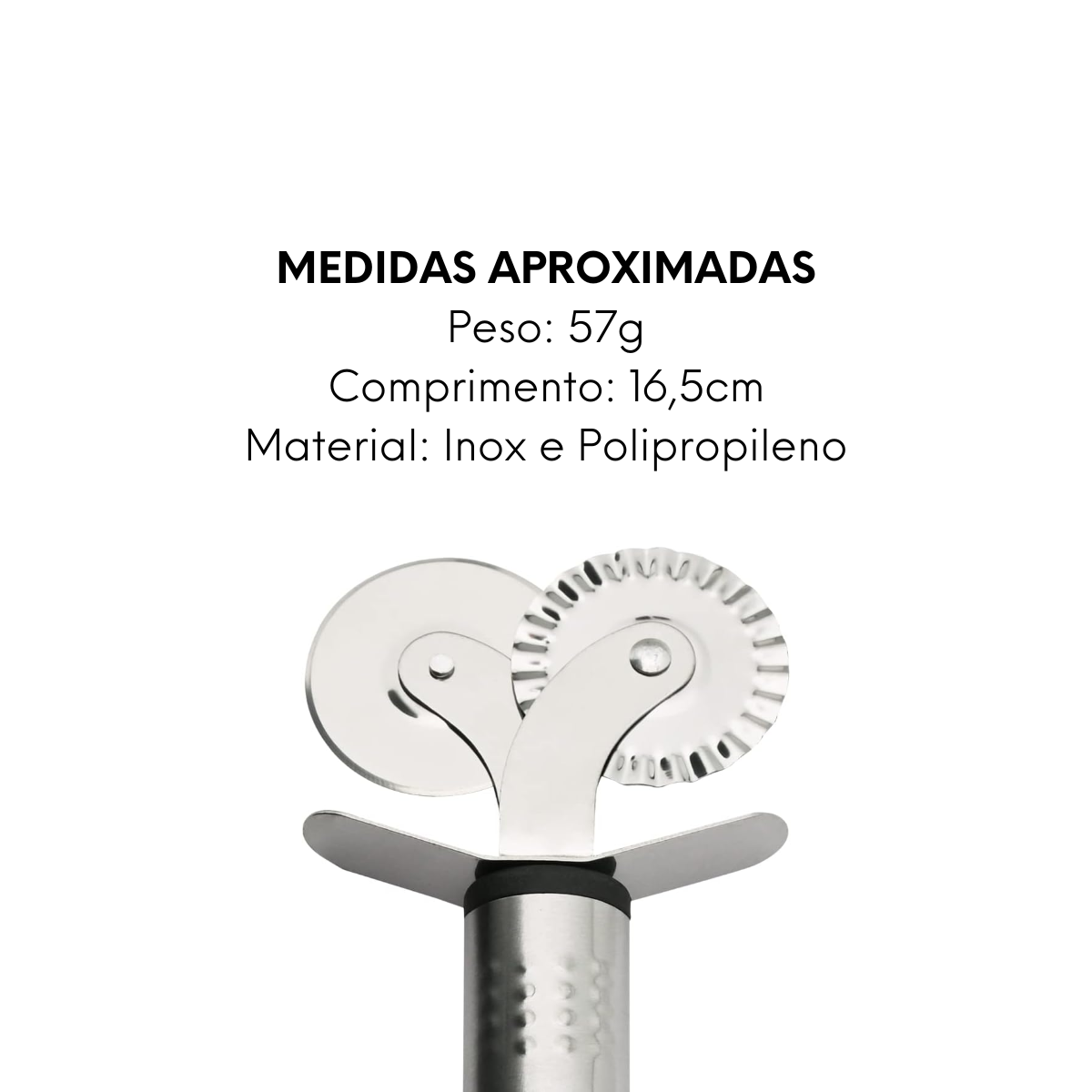 Carretilha Dupla Para Massa Mimo Style