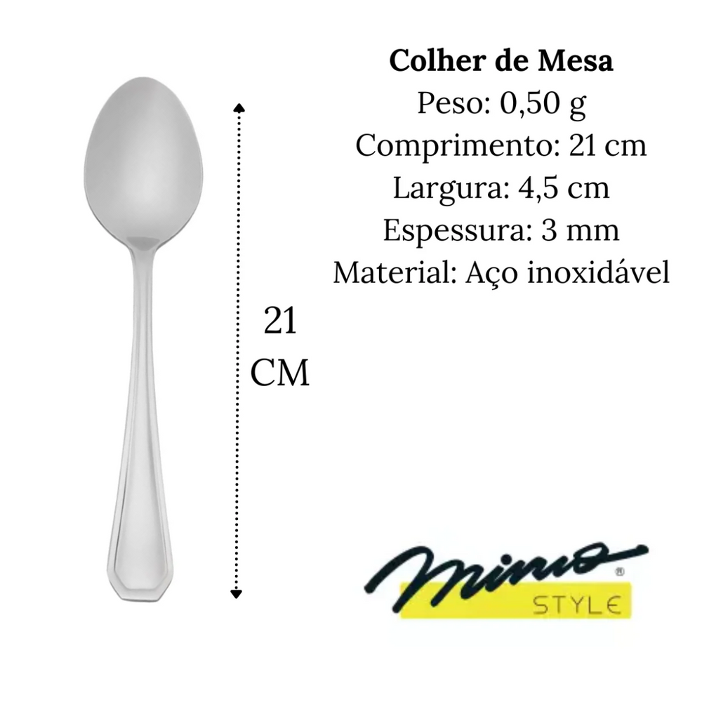 Colher de Chá Mimo em Aço Inox - A Gourmet