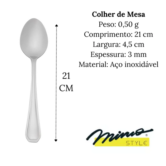 Colher de Chá Mimo em Aço Inox