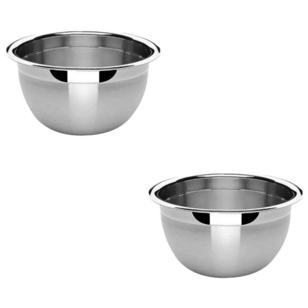 Tigela Bowl em Aço inox 28cm Baccani