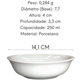 Tigela M Granola em Porcelana 320ml ATLAS
