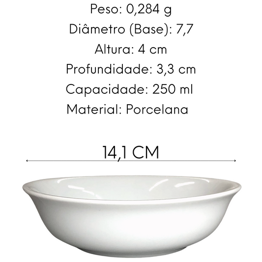 Tigela M Granola em Porcelana 320ml