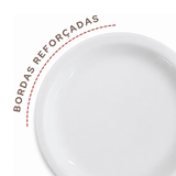 Prato Porcelana Sobremesa 19cm