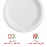 Prato Sobremesa Porcelana 19cm 2°Linha
