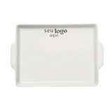 Kit 50 Bandeja Retangular P Tartine Porcelana