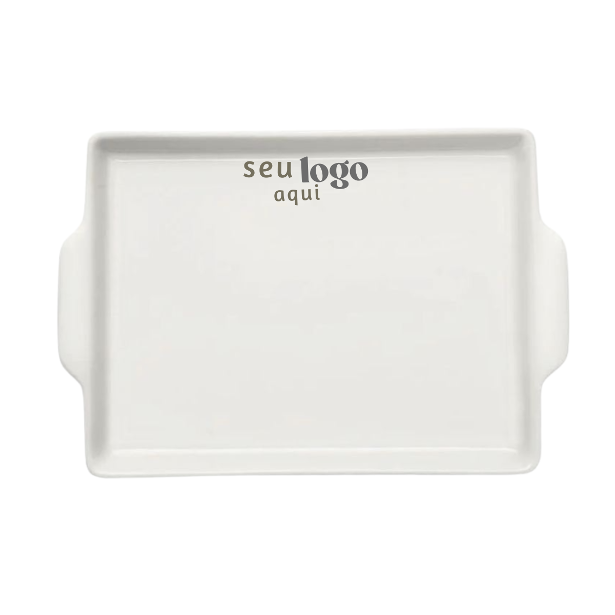 Kit 50 Bandeja Retangular P Tartine Porcelana