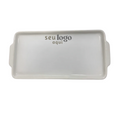 Kit 50 Bandeja Retangular Porcelana Personalizado