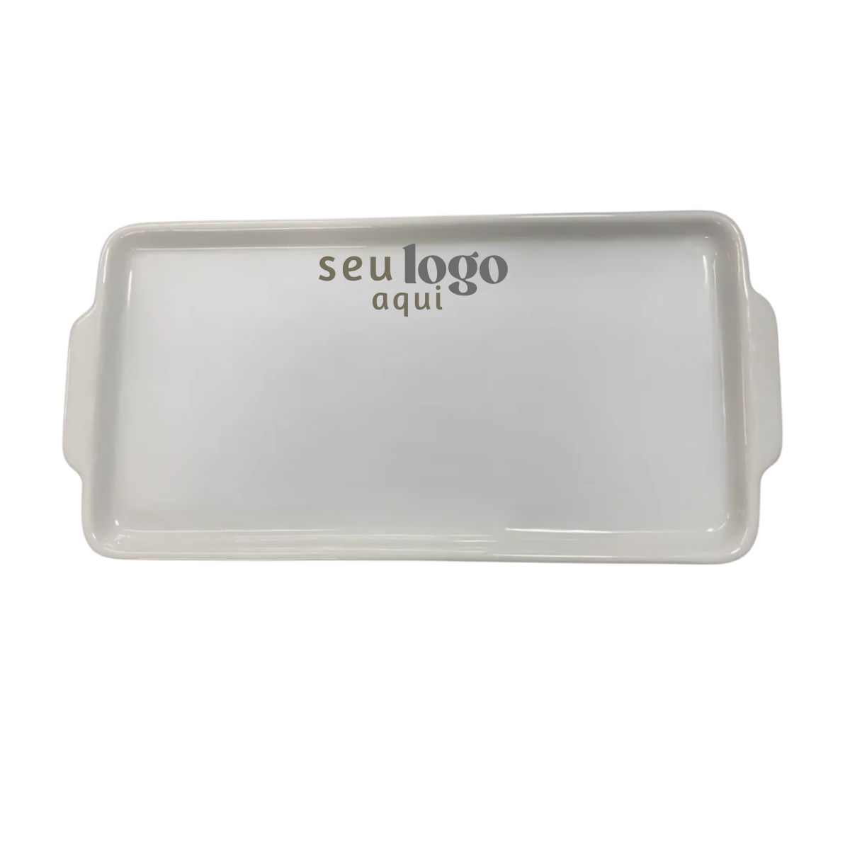 Kit 50 Bandeja Retangular Porcelana Personalizado