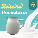 Leiteira Pequena 280ml em Porcelana ATLAS