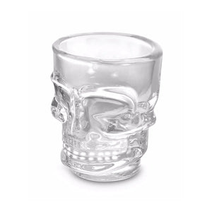 Copo de Vidro Caveira Shot Drinks Lyor