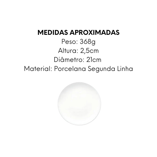 6 Prato S/Mesa Coup Bianco Main Image