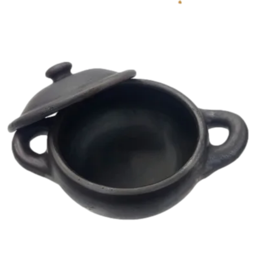 Caçarola de Barro Preto Capixaba N3 4L Artesanato Vilas Boa