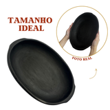 Travessa barro preto rustico