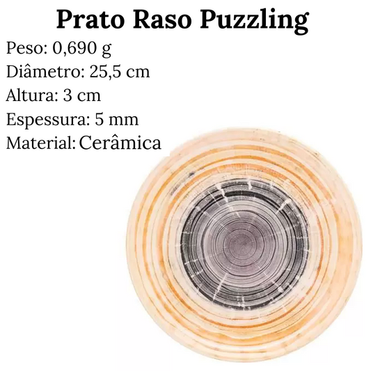 Prato Raso Puzzling Oxford 26cm