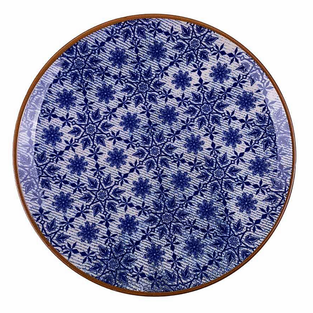 Jogo Jantar de 16 Peças Unni Jeans Oxford em Cerâmica Oxford