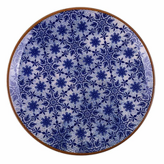 Jogo Jantar de 16 Peças Unni Jeans Oxford em Cerâmica Oxford