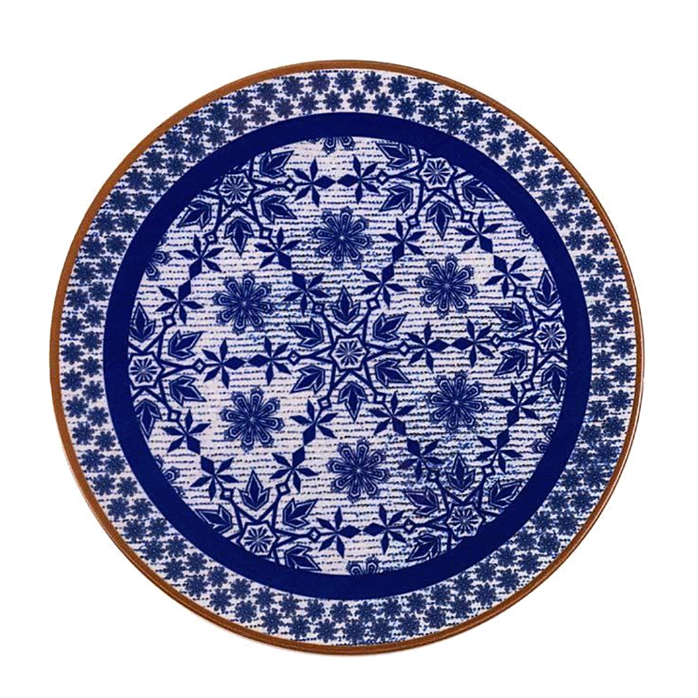 Jogo Jantar de 16 Peças Unni Jeans Oxford em Cerâmica Oxford