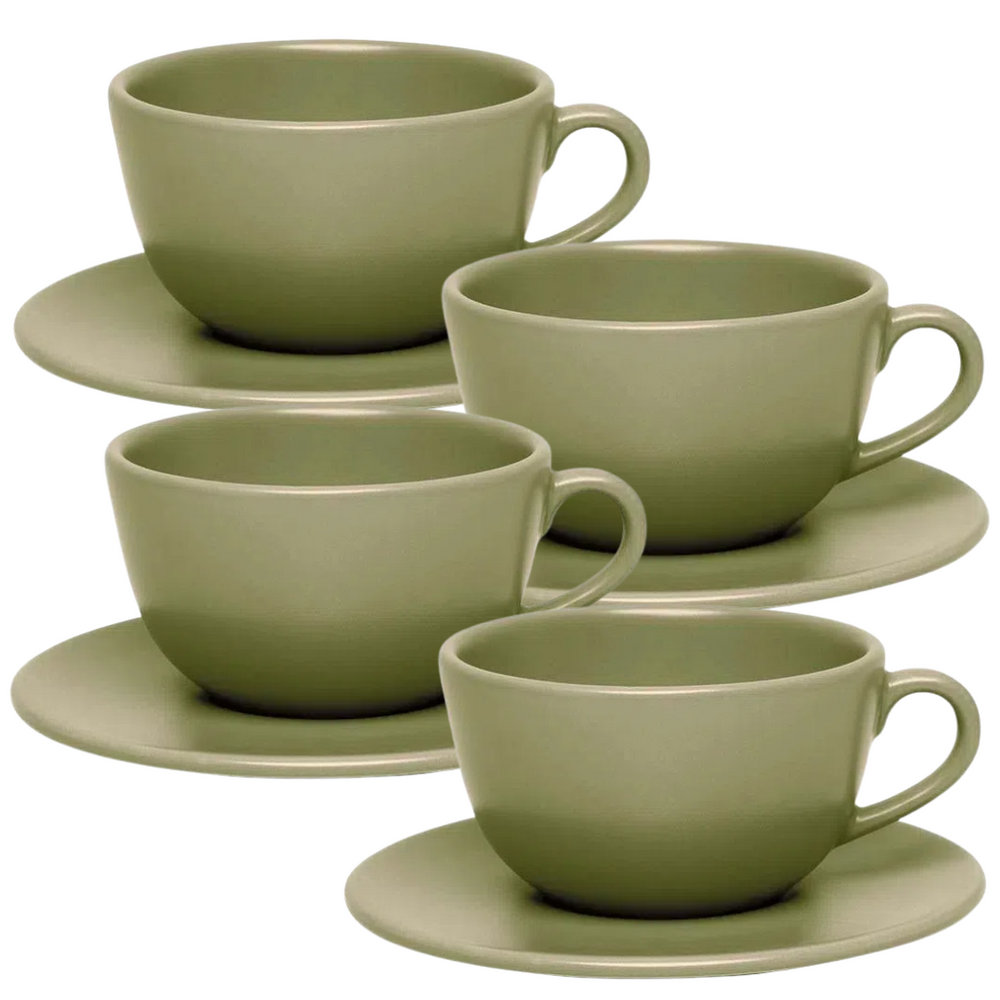 Xicara de Chá Oliva Com Pires 200ml Oxford Oxford