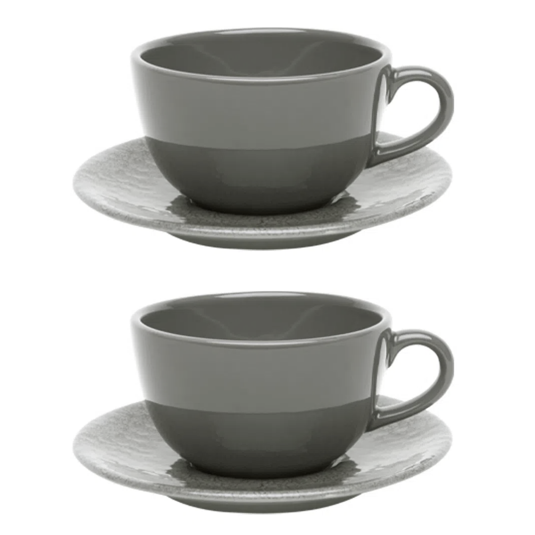 Xicara de Chá Moon Cinza 200ml Oxford Oxford