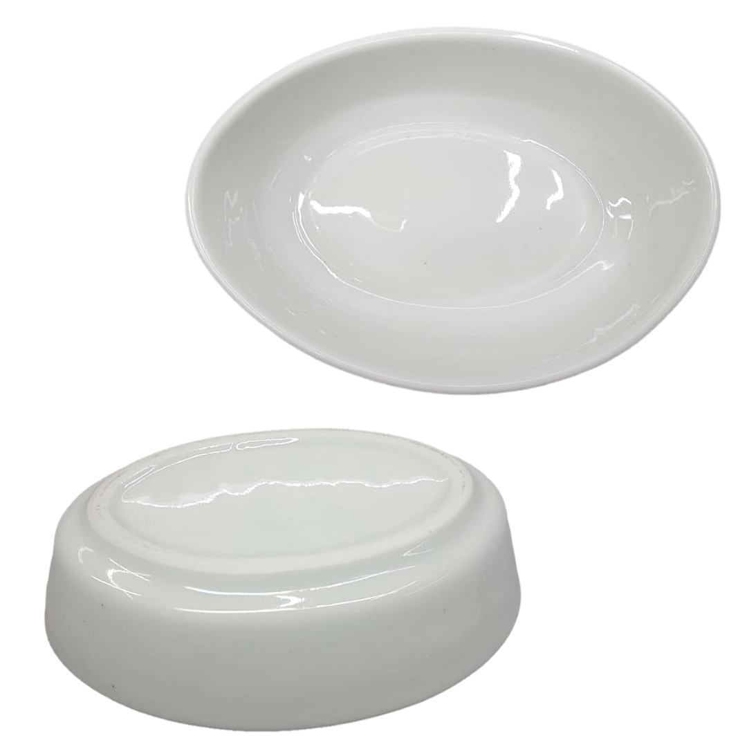 Travessa Oval em Porcelana 400ml BelaVista