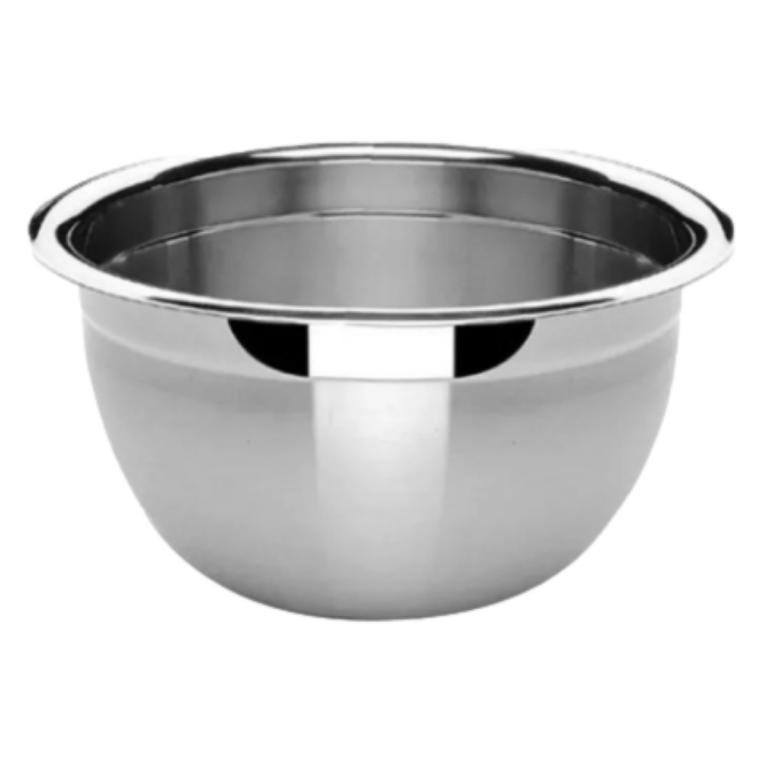 Tigela Bowl em Aço inox 26 cm Confeitaria Baccani