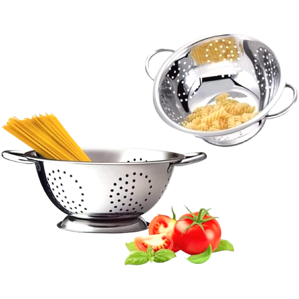 Escorredor de Massa em Aço Inox 32cm Baccani