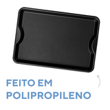 Bandeja Grande Fast Food Preta