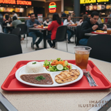 Bandeja Servir Vermelha