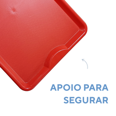 Bandeja Servir Vermelha