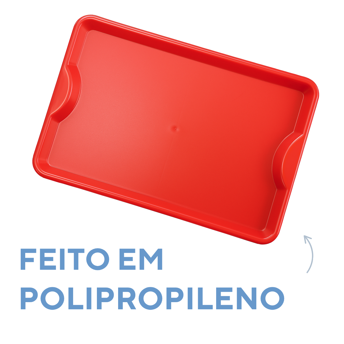 Bandeja Servir Vermelha