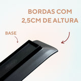 Mini travessa melamina preta