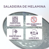 Tigela de Melamina Chumbo - A Gourmet
