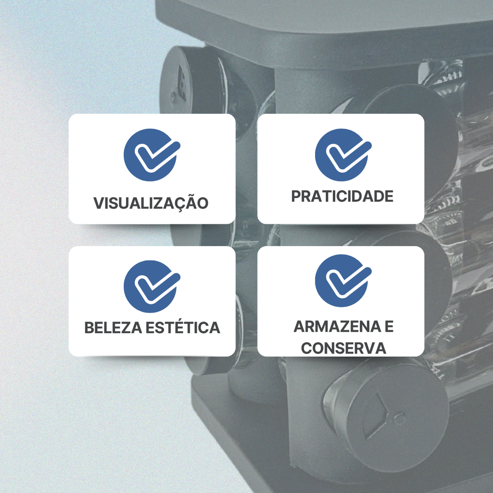 Porta Condimento Base Giratória - A Gourmet