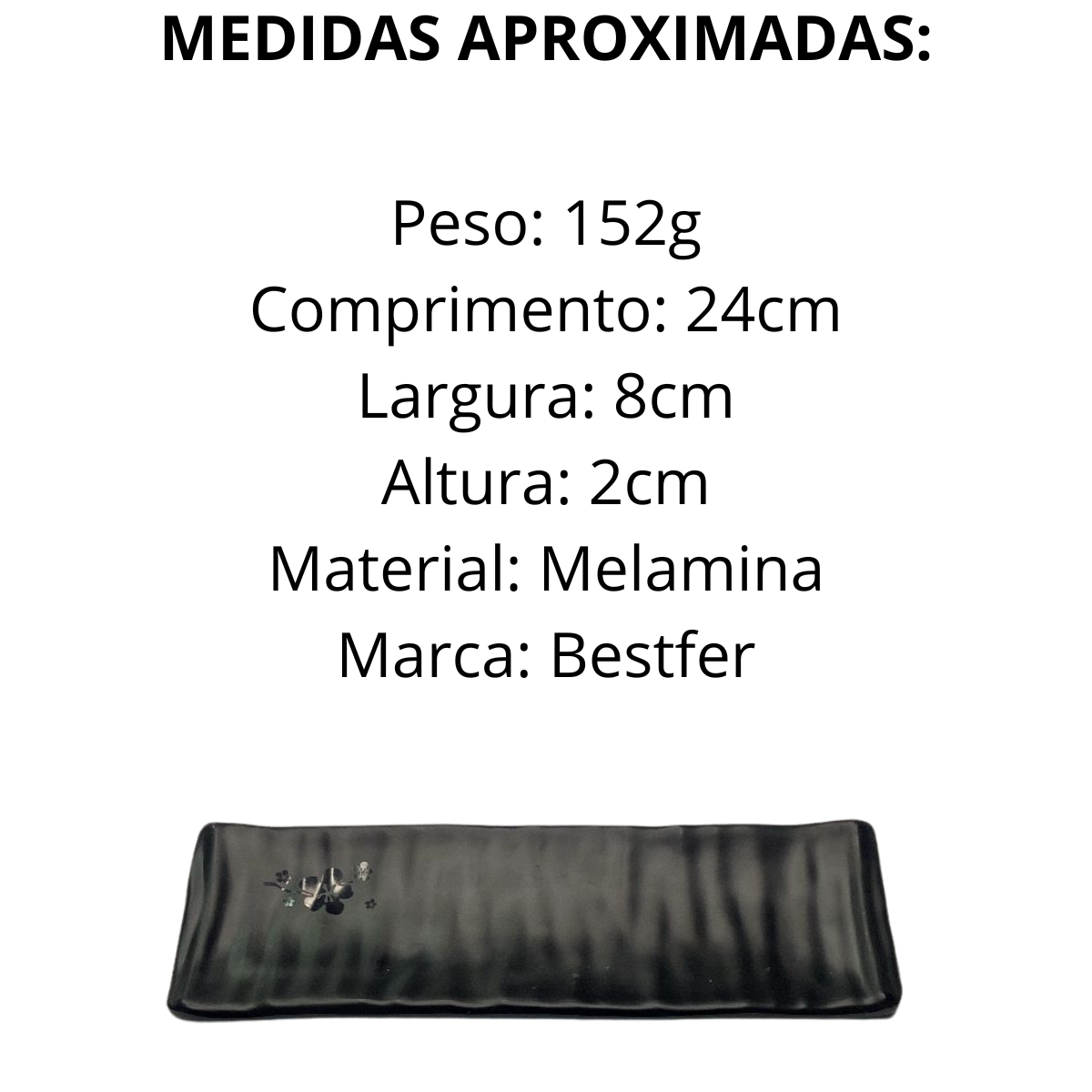 Travessa Estriada Para Sushi Kanpai Premium - A Gourmet