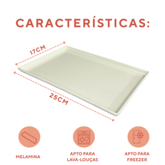 Prato Retangular Melamina