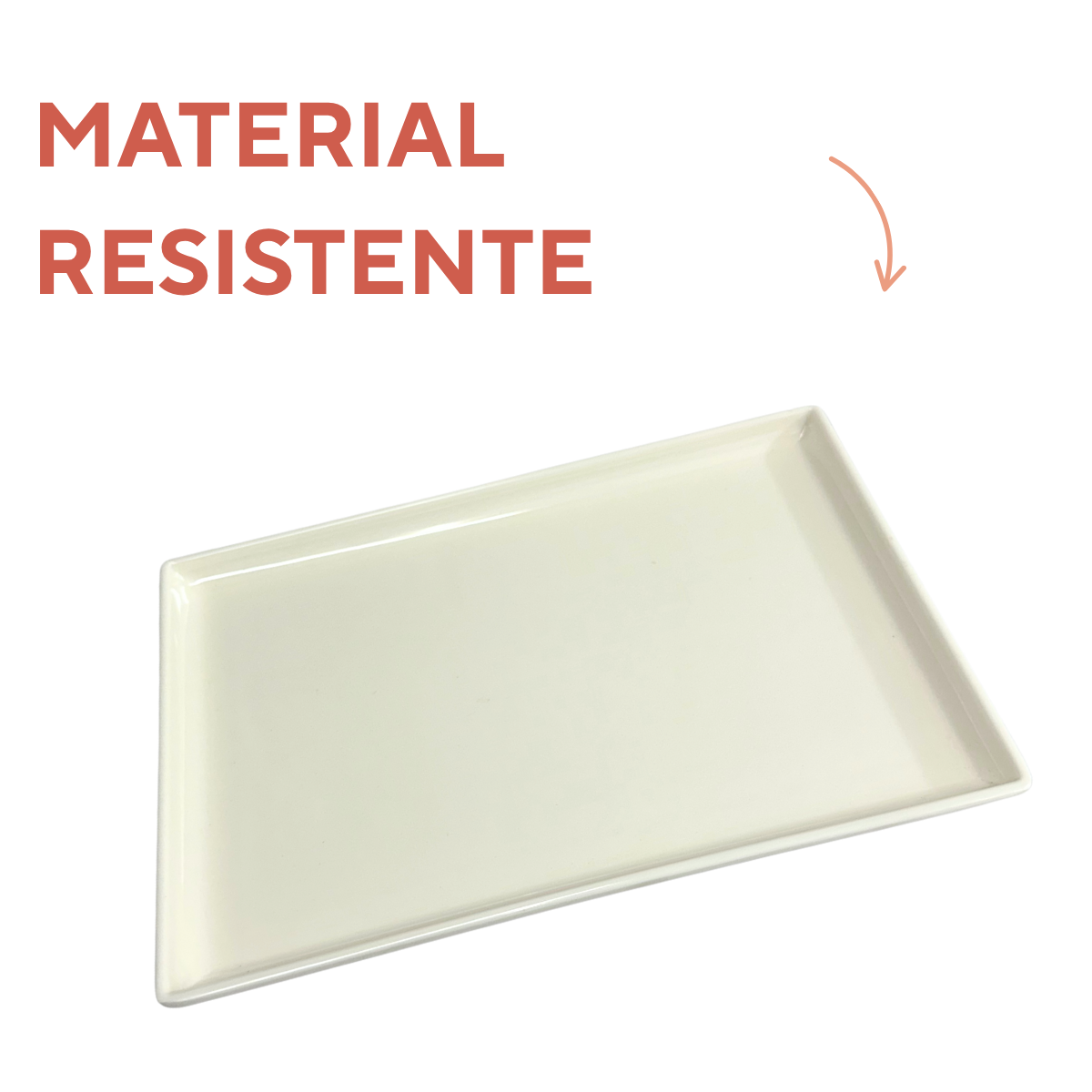Prato Retangular Melamina