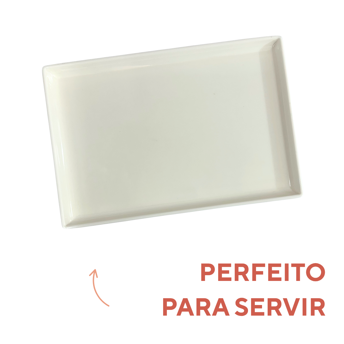 Prato Retangular Melamina