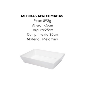 Travessa Melamina de 35cm Bestfer