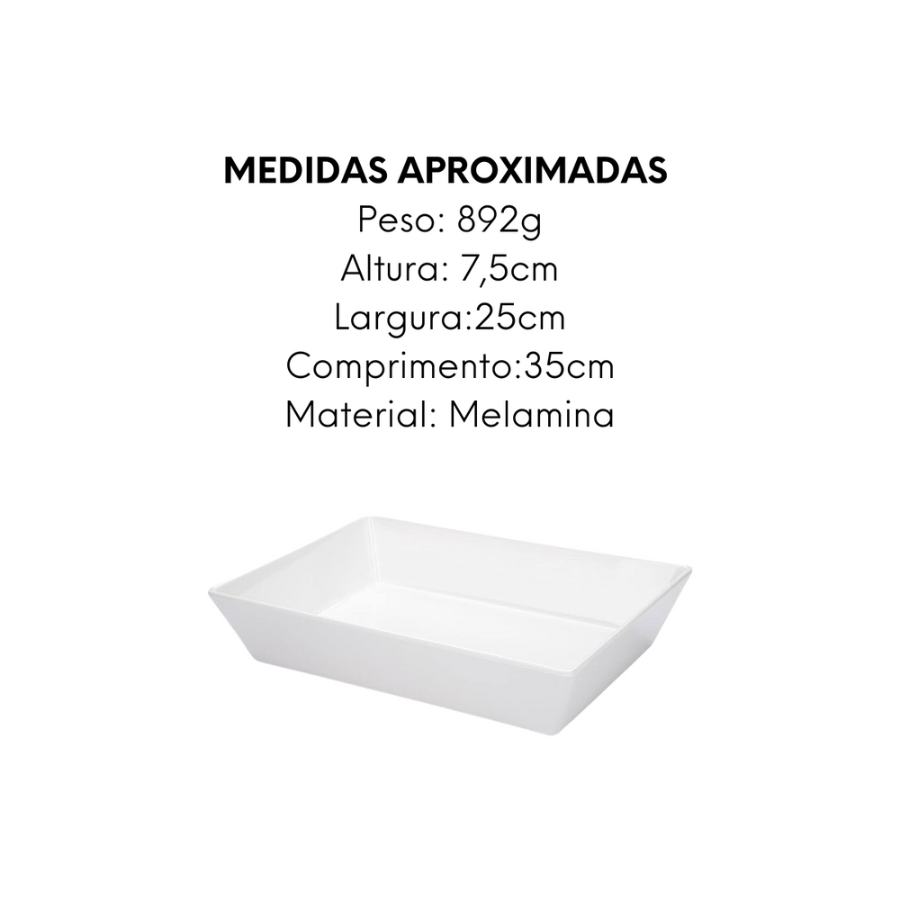 Travessa Melamina de 35cm Bestfer